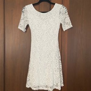 Lust White Lace Dress